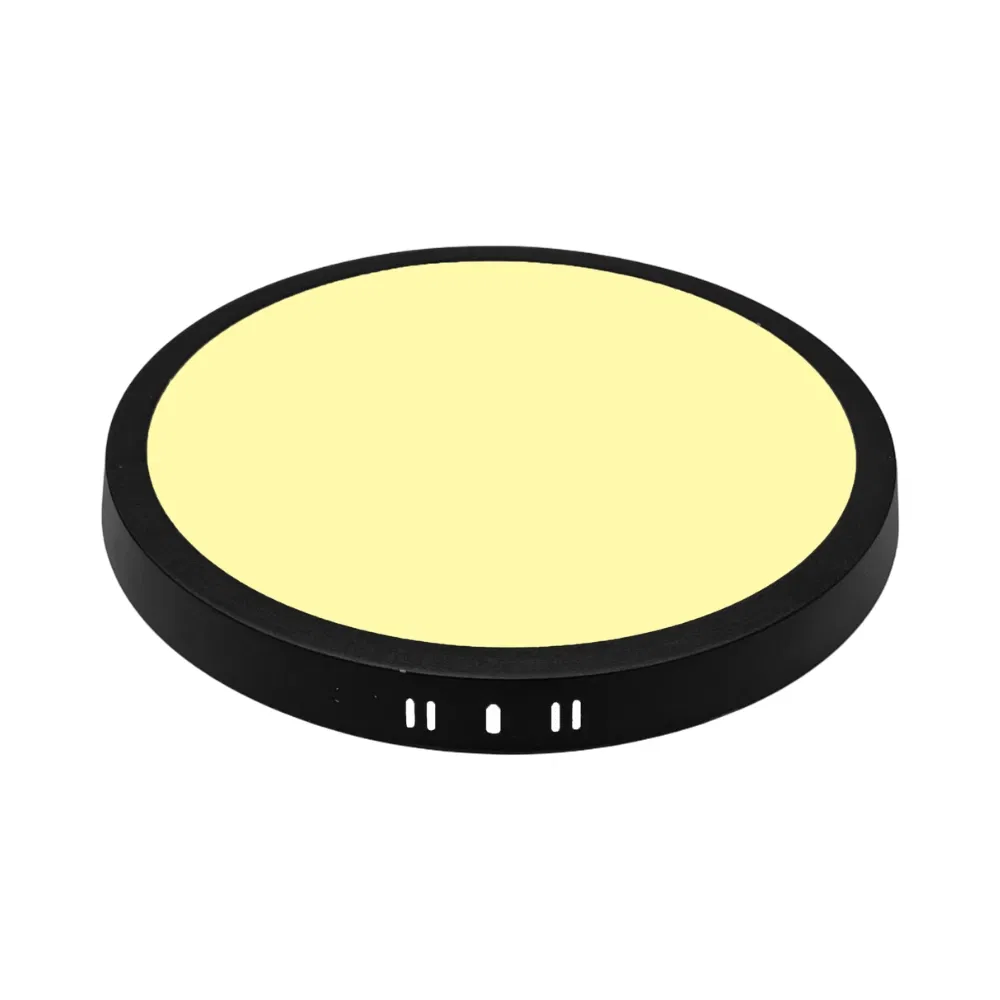 Cata 30W Sıvaüstü Siyah Kasa Yuvarlak Panel Led Armatür 3200K (Günışığı) CT-5238G - 1