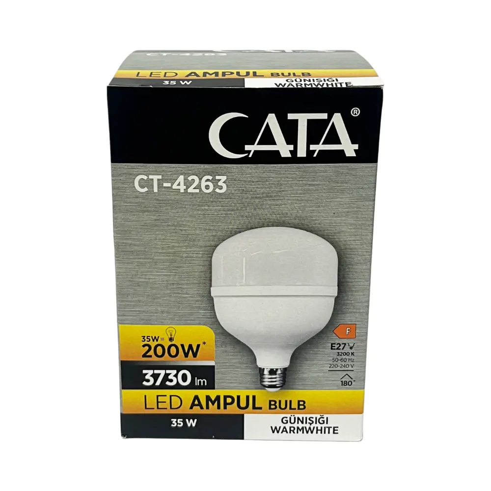 Cata 35W Torch Led Ampul E27 Duy 3200K (Günışığı) CT-4263G - 4