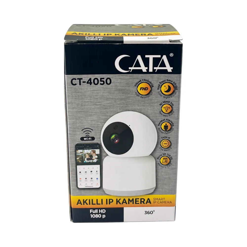 Cata 360 Derece Dönen Ip Akıllı Kamera CT-4050 - 3