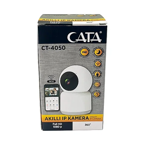 Cata 360 Derece Dönen Ip Akıllı Kamera CT-4050 - 3