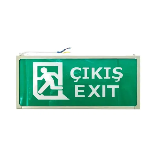 Cata 3W Acil Çıkış Exit Armatürü 3 Saat Şarjlı CT-9166 - 1