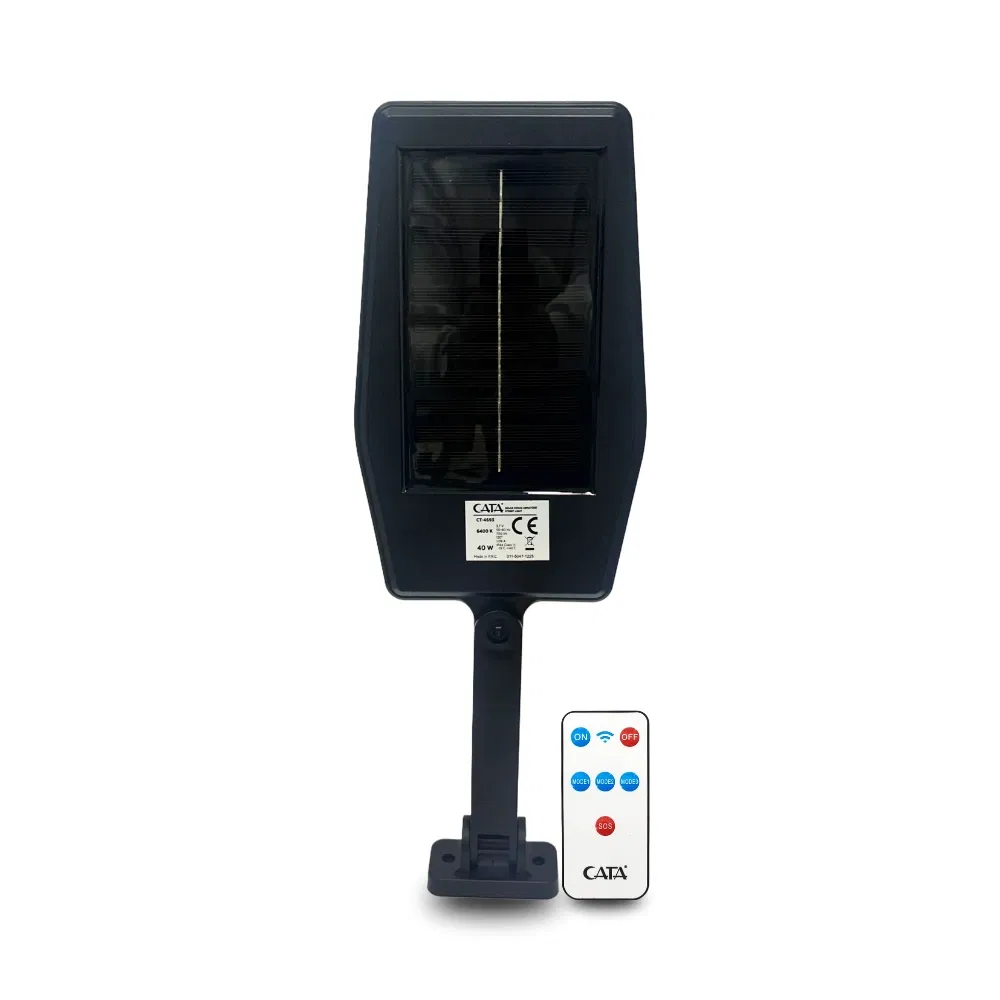 Cata 40W Solar Kumandalı Sokak Armatürü 6500K (Beyaz) CT-4693 - 2