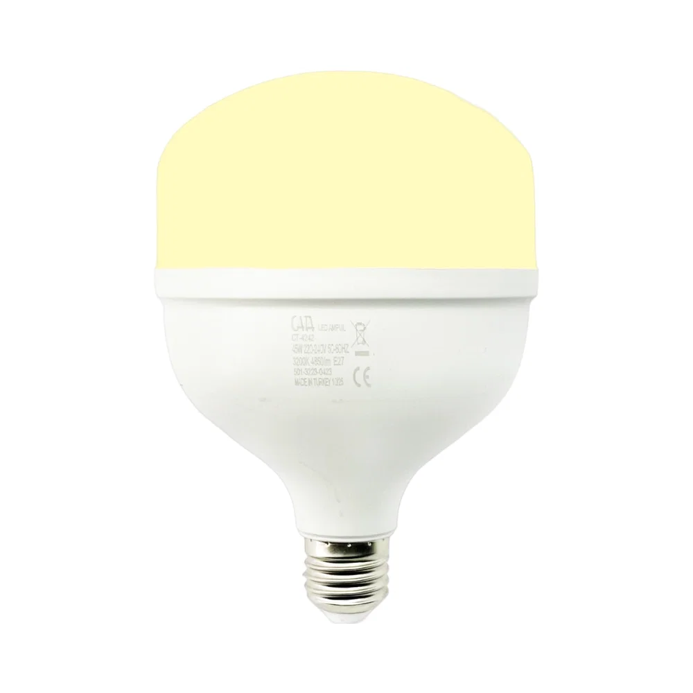 Cata 45W Torch Led Ampul E27 Duy 3200K (Günışığı) CT-4242G - 1