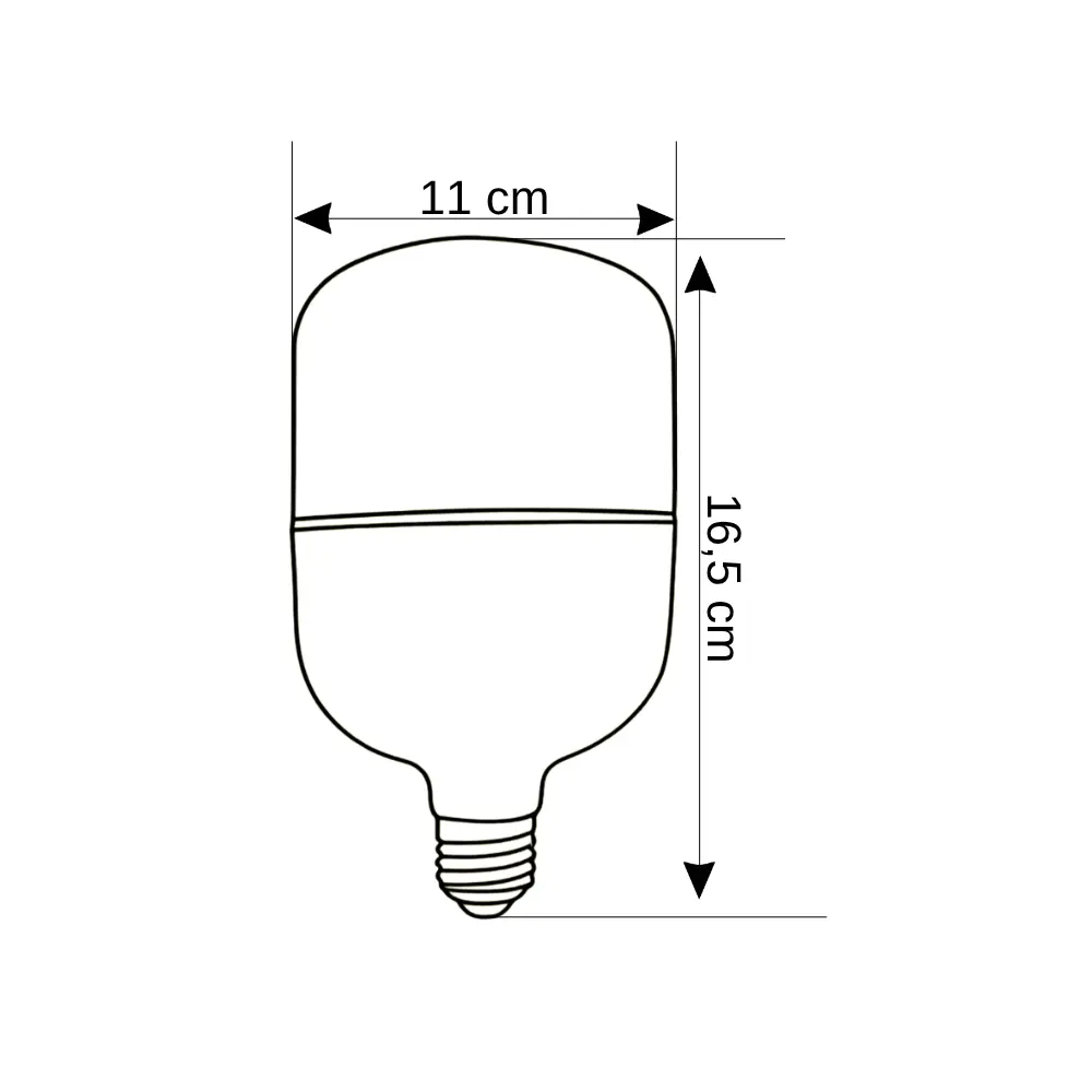 Cata 45W Torch Led Ampul E27 Duy 3200K (Günışığı) CT-4242G - 3