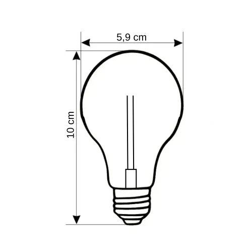 Cata 4W Rustik Flament Led Ampul E-27 Duy (Amber) CT-4285(KL-200) - 2