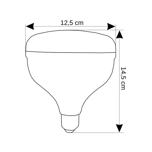 Cata 55W Torch Kristal Camlı T-Bulb Led Ampul E27 Duy 6500K (Beyaz) CT-4155 - 2