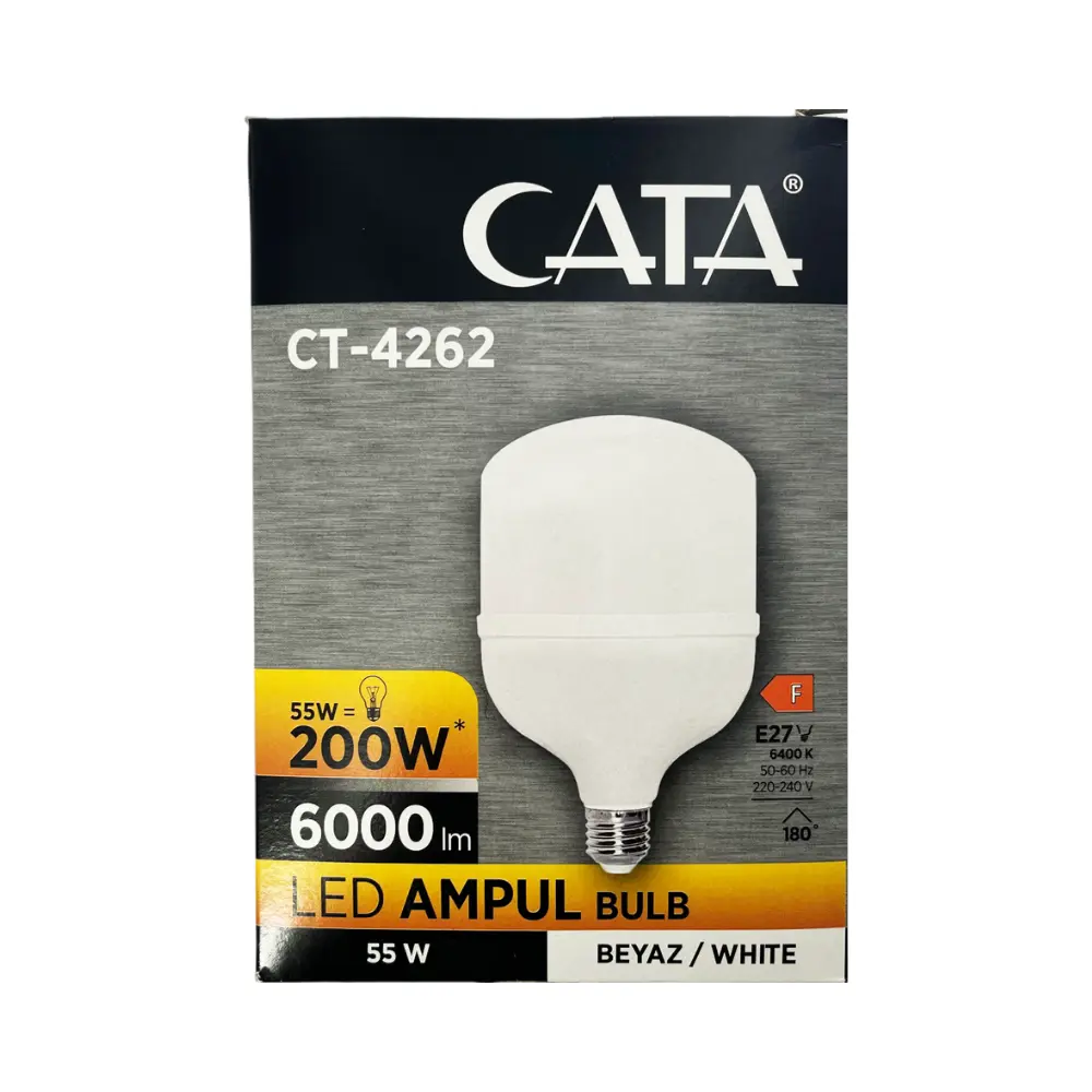 Cata 55W Torch Led Ampul E27 Duy 6500K (Beyaz) CT-4262B - 3