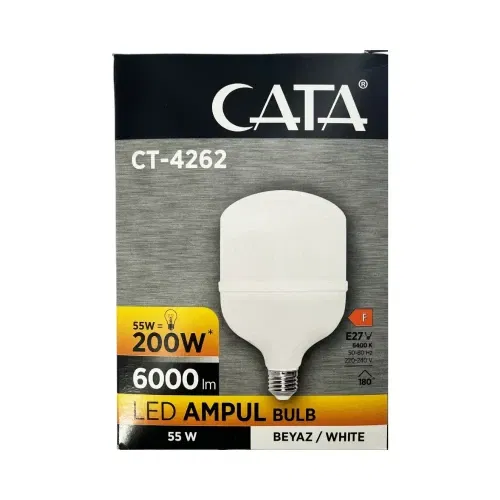Cata 55W Torch Led Ampul E27 Duy 6500K (Beyaz) CT-4262B - 3