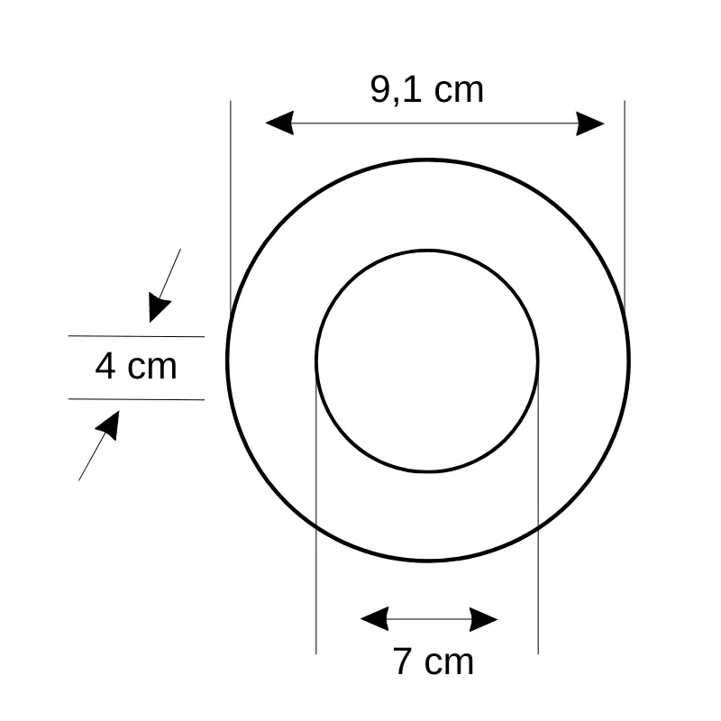 Cata 5W Beyaz Kasa Akik Cob Led Armatür 3000K (Günışığı) CT-5204G - 3