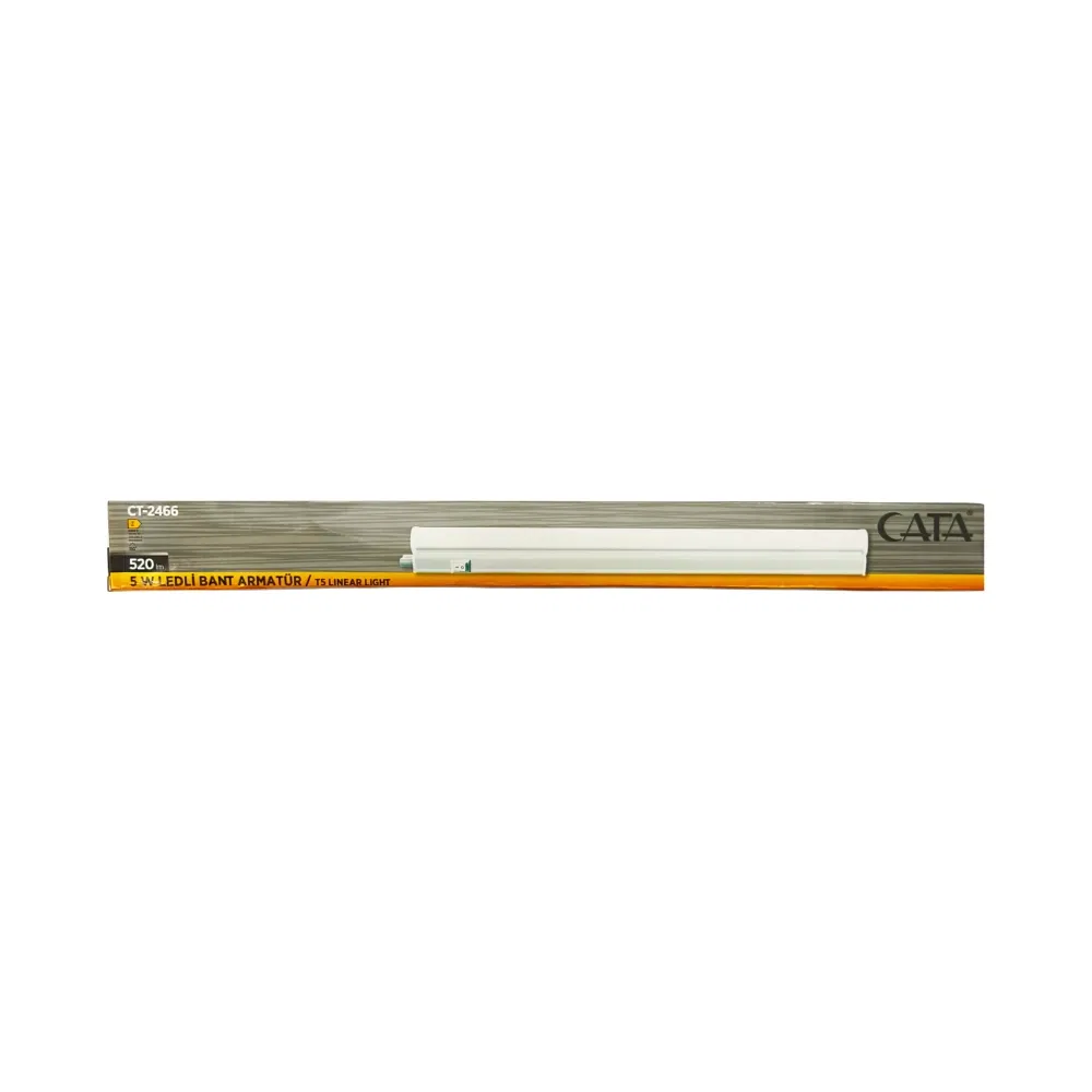 Cata 5W T5 Led Bant Armatürü 30cm CT-2466 (Beyaz) - 3
