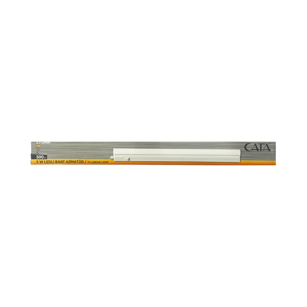 Cata 5W T5 Led Bant Armatürü 30cm CT-2466G (Günışığı) - 4
