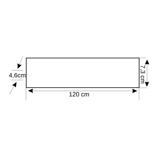 Cata 60W Lineer Aydınlatma Armatürü 6500K (Günışığı) CT-9081G - 2