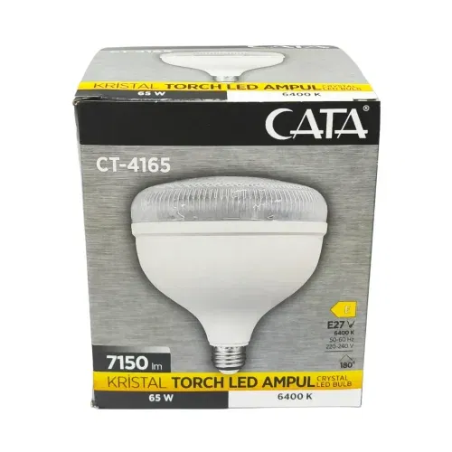 Cata 65W Torch Kristal Camlı Led Ampul 6400K (Beyaz) CT-4165 - 3