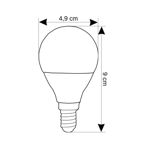 Cata 6W Led Top Ampul E14 Duy 3200K (Günışığı) CT-4233G - 3