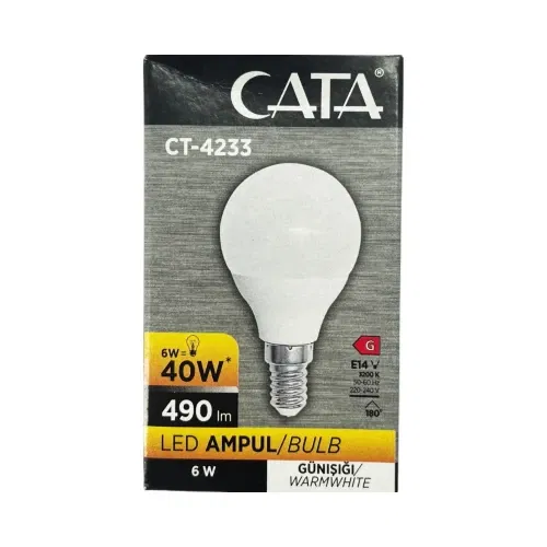 Cata 6W Led Top Ampul E14 Duy 3200K (Günışığı) CT-4233G - 4