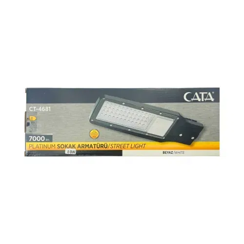 Cata 70W Ledli Sokak Armatürü 6500K (Beyaz) CT-4681 - 4