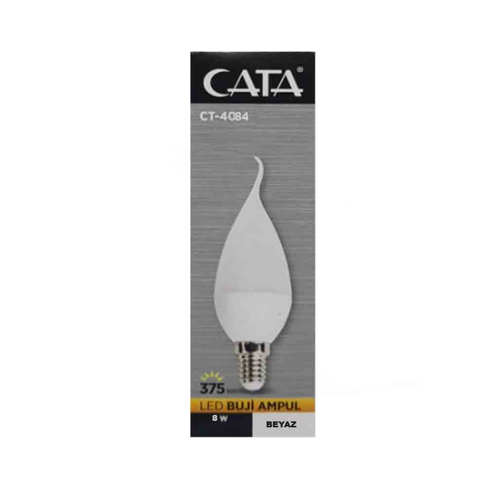 Cata 7W Led Kıvrık Buji Ampul E14 Duy 6500K (Beyaz) CT-4080B - 2