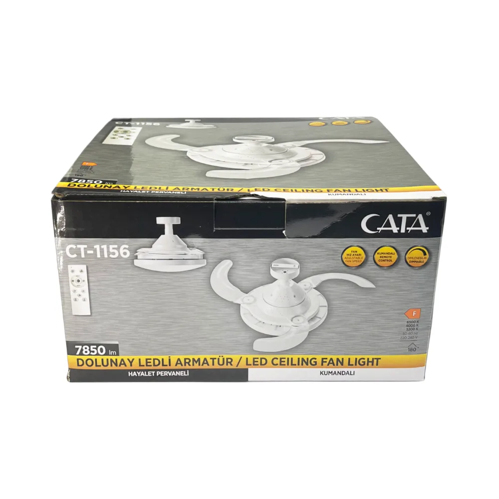 Cata Dolunay Fan Led Ampul (Hayalet Pervaneli) 3 Renk CT-1156 - 4
