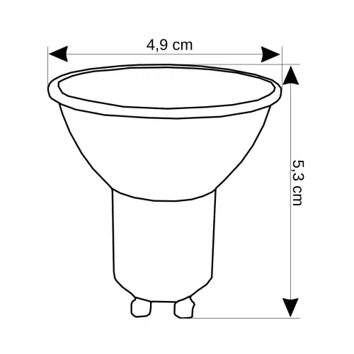 Cata 8W Led Çanak Ampul GU10 Duy 4000K CT-4215 - 3