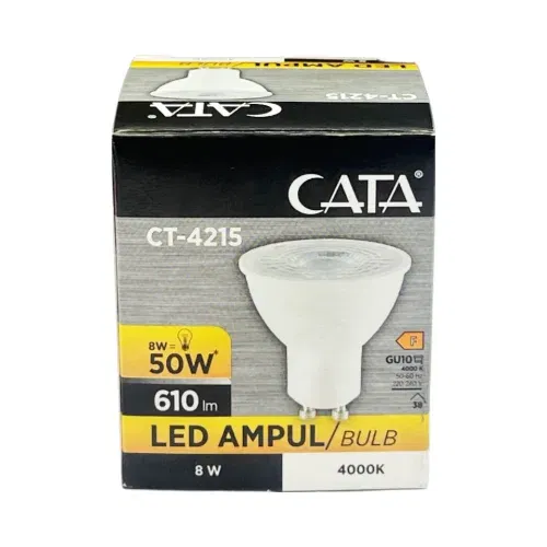 Cata 8W Led Çanak Ampul GU10 Duy 4000K CT-4215 - 4