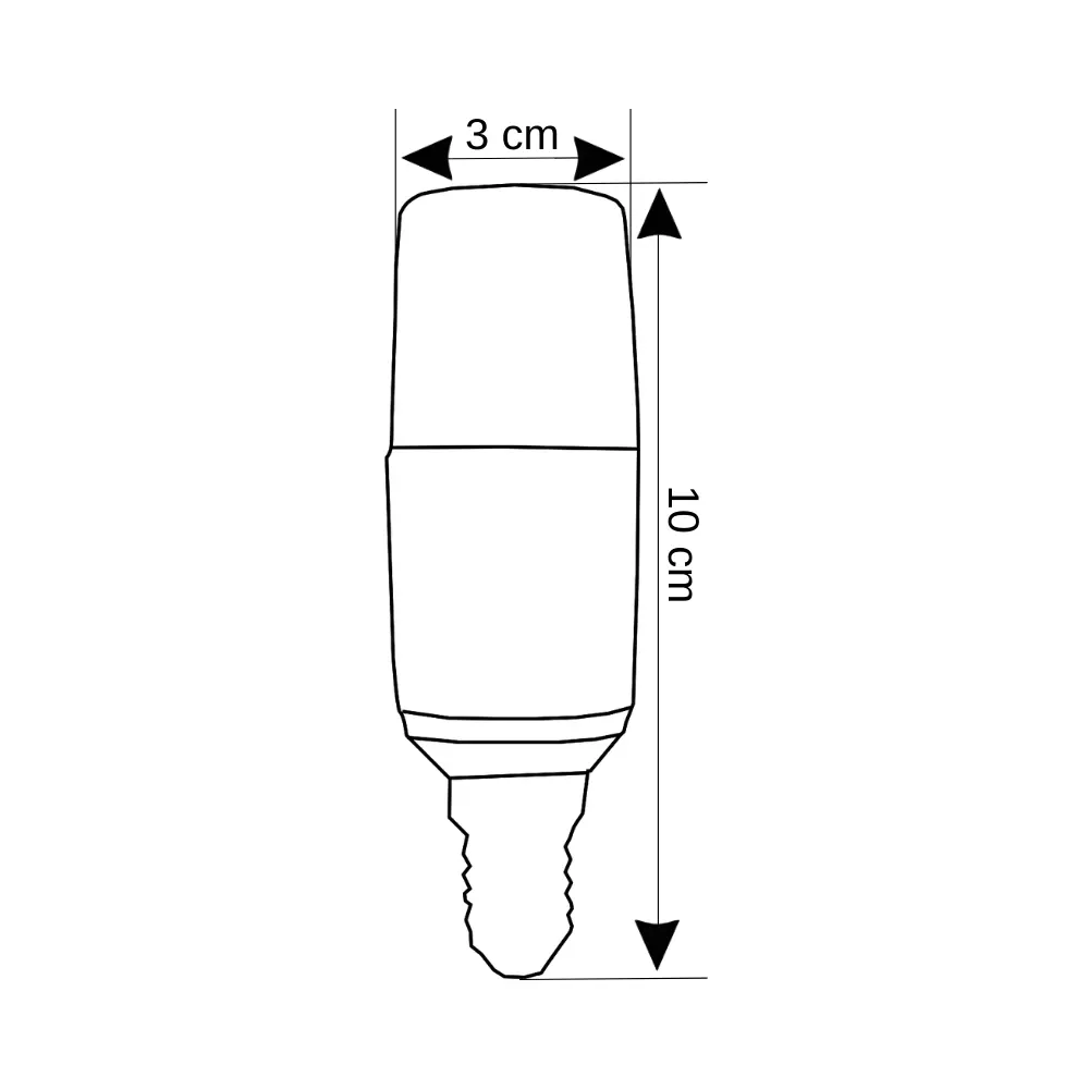 Cata 8W Led Pil Ampul E14 Duy 3000K (Günışığı) CT-4092G - 3