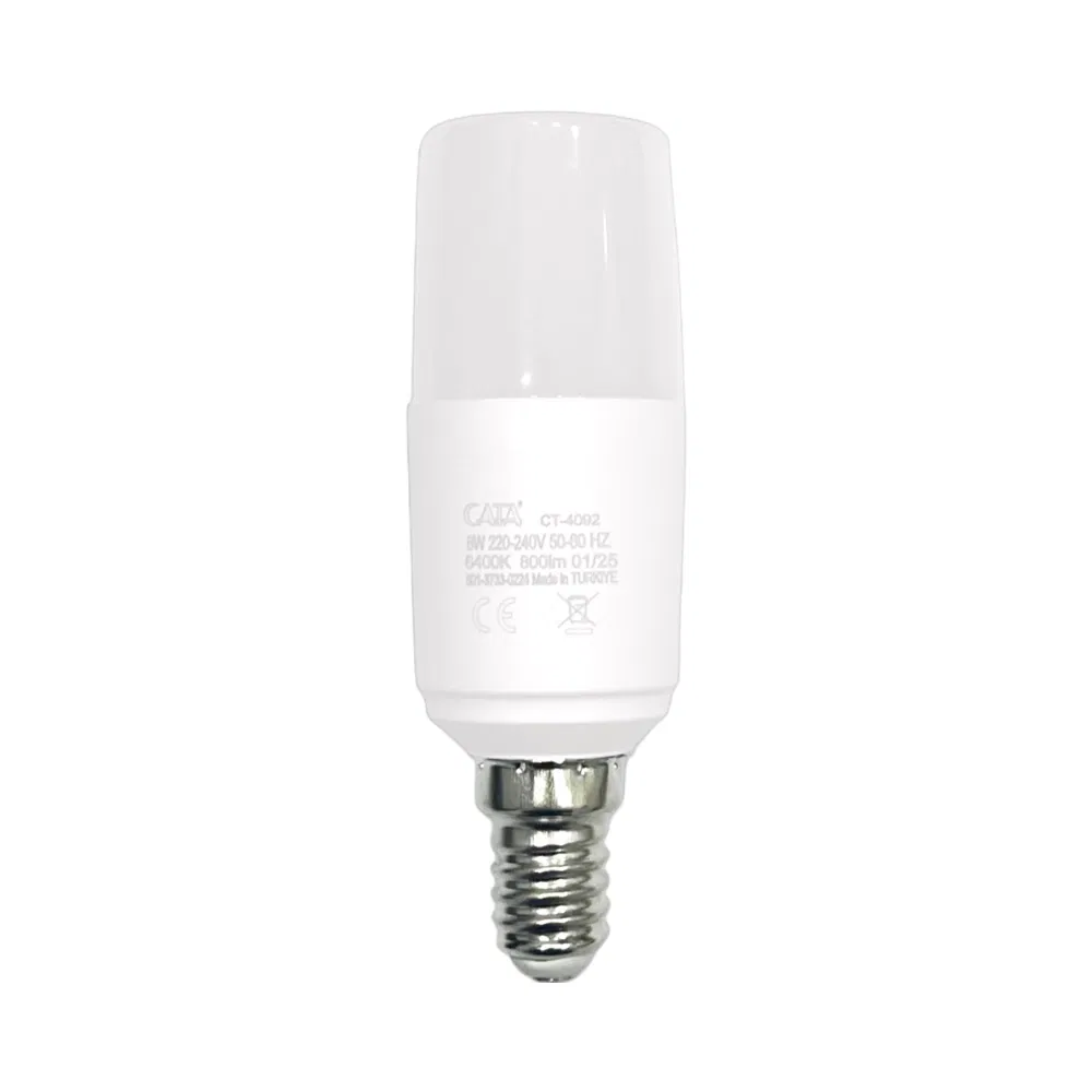 Cata 8W Led Pil Ampul E14 Duy 6500K (Beyaz) CT-4092B - 1