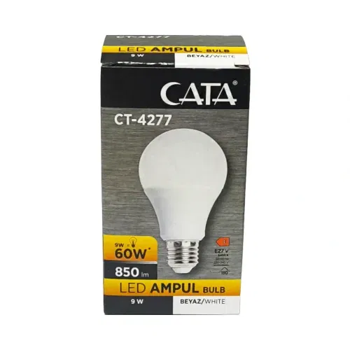 Cata 9W Led Ampul E27 Duy 6400K (Beyaz) CT-4277B - 3