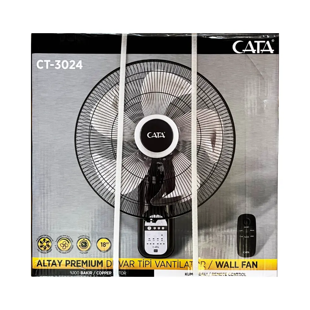 Cata Altay Duvar Sanayi Tipi Vantilatör CT-3024 - 4