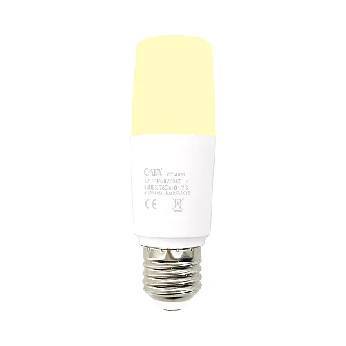 Cata 8W Pil Led Ampul E-27 Duy (3200K) Günışığı CT-4091G - 1