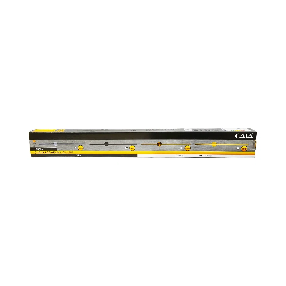 Cata Dekoratif Aplik 73 cm Siyah Kasa 3000K CT-5211 - 4