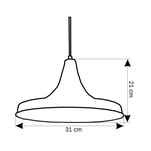 Cata Dekoratif Sarkıt Armatür (Siyah+Beyaz Duy+32cm) CT-8303 - 2