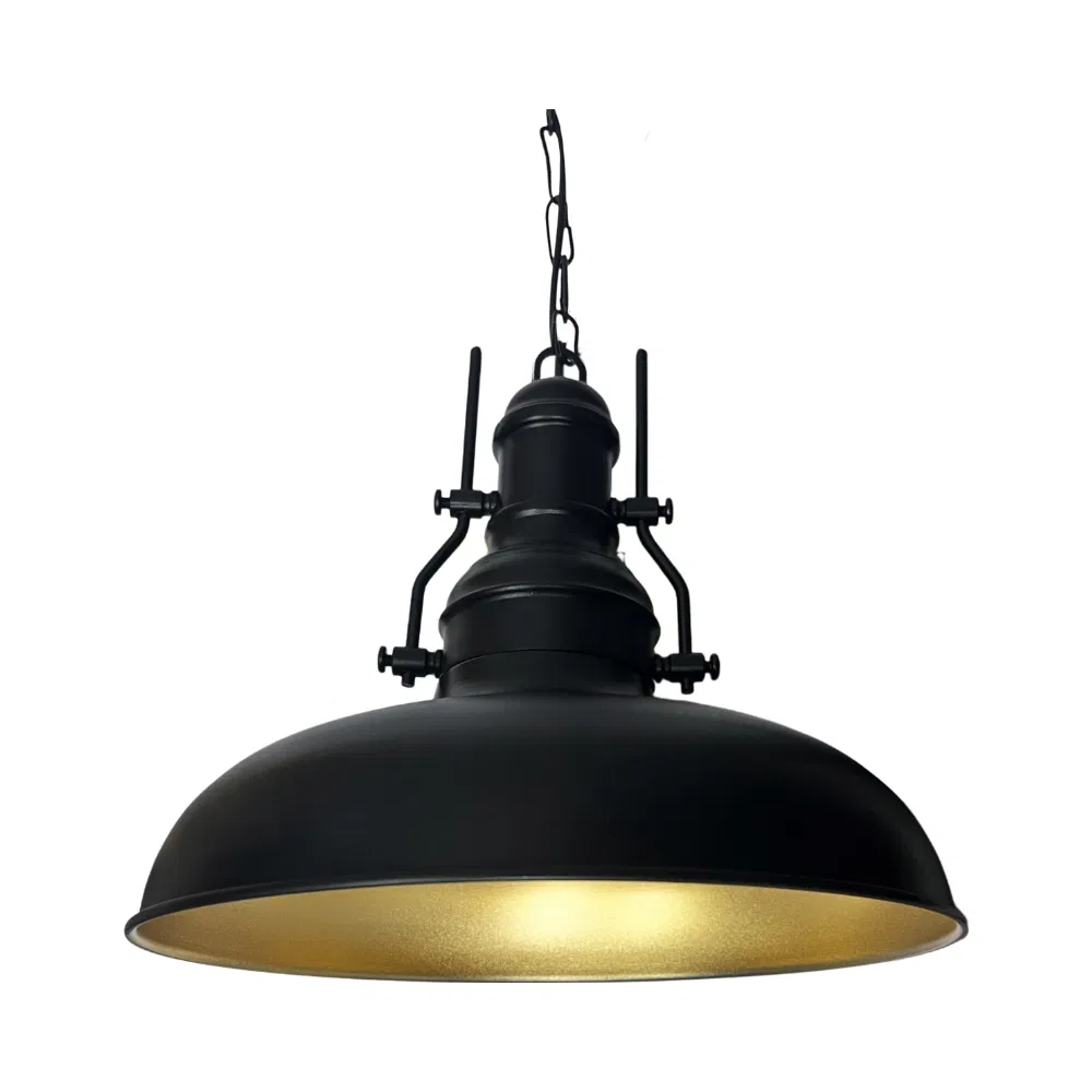 Cata Dekoratif Sarkıt Armatür (Siyah+Gold Duy+32cm) CT-8250 - 1