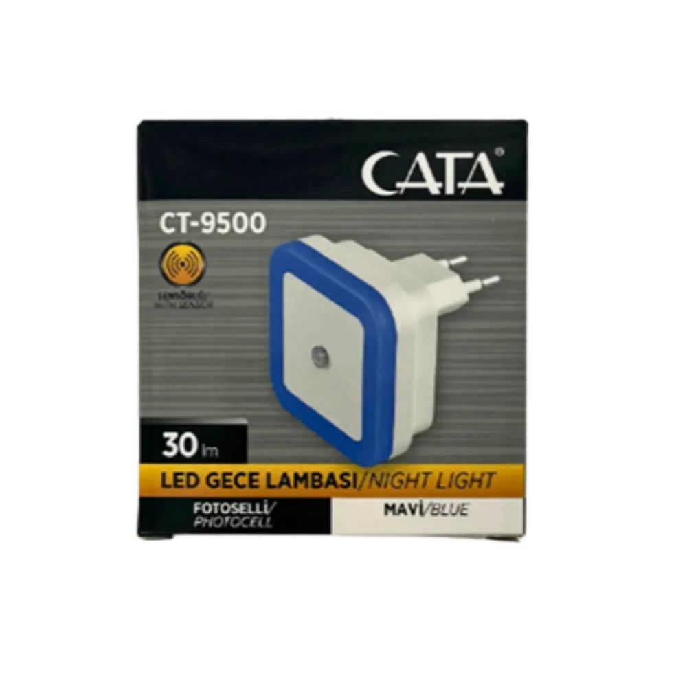 Cata Fotoselli Ledli Gece Lambası (Mavi) CT-9500 - 5