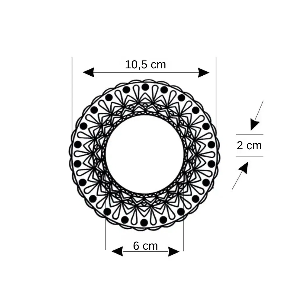 Cata İpek Kristal Cam Spot Boş Kasa CT-6639 - 3