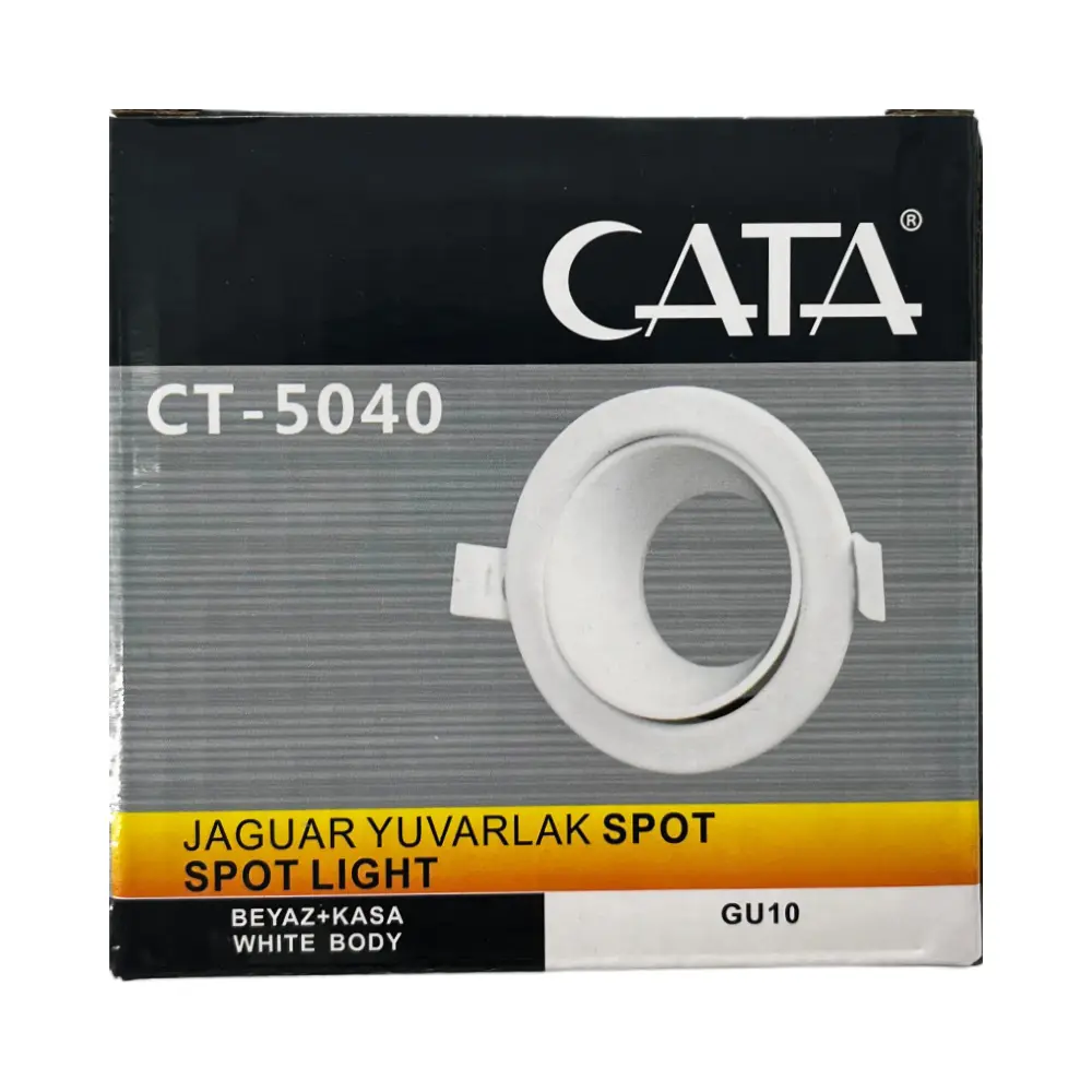 Cata Jaguar Yuvarlak Spot Beyaz Kasa CT-5040 - 4