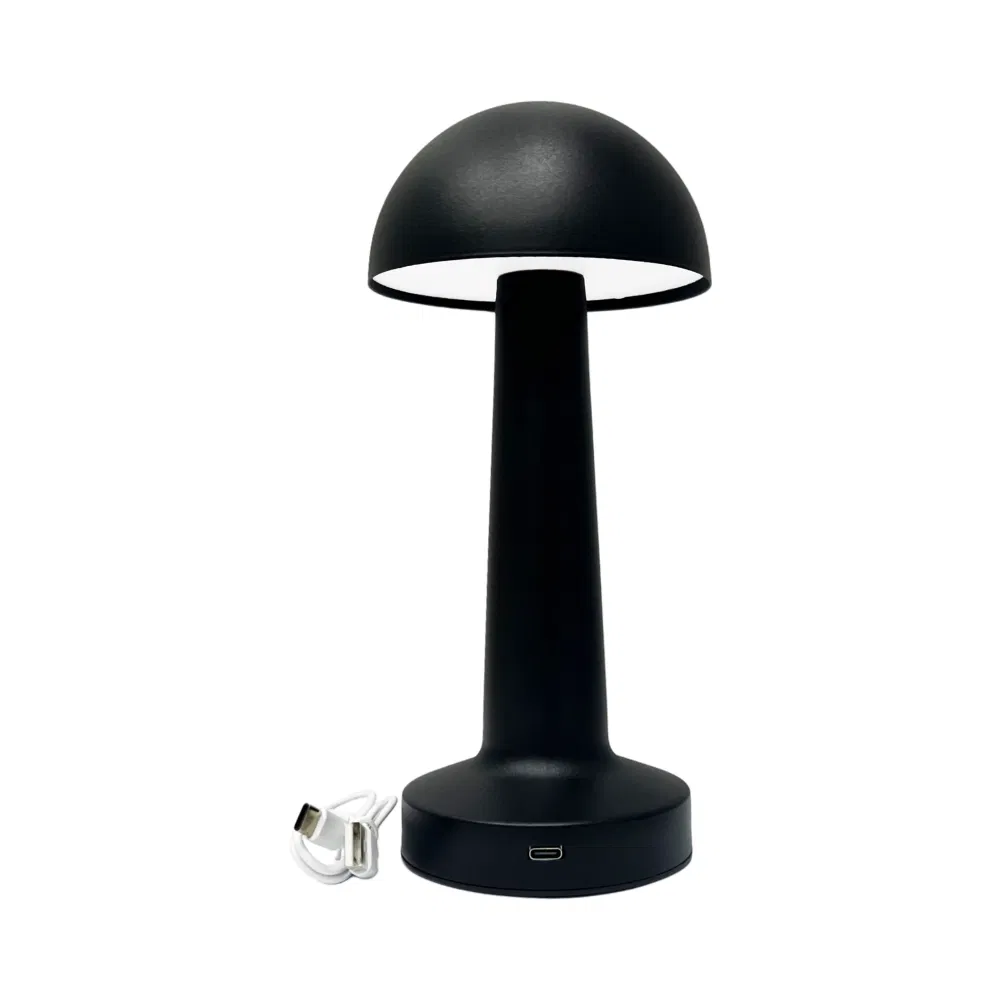 Cata Lizbon Siyah Şajlı Masa Lambası 3 Renkli CT-8428 - 1