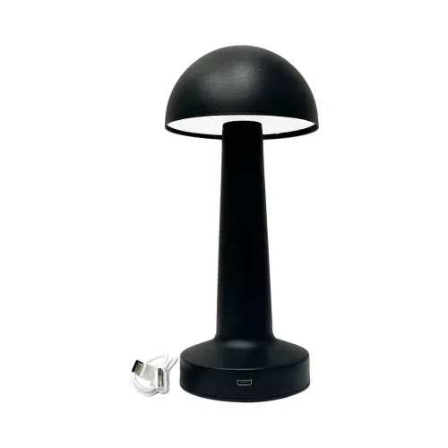 Cata Lizbon Siyah Şajlı Masa Lambası 3 Renkli CT-8428 - 1