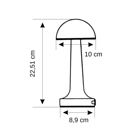 Cata Lizbon Siyah Şajlı Masa Lambası 3 Renkli CT-8428 - 3