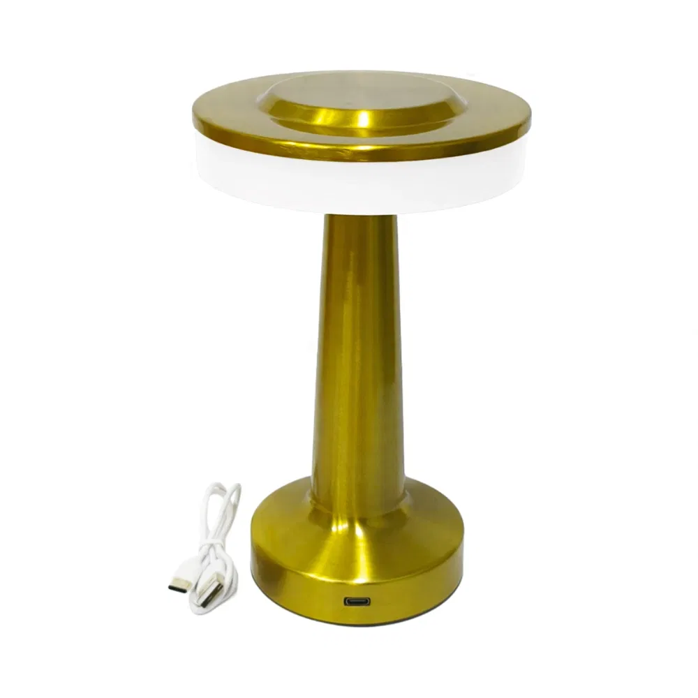 Cata Oslo Şajlı Gold Masa Lambası 3 Renkli CT-8435 - 1