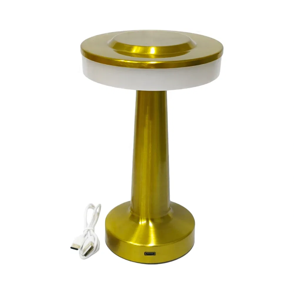 Cata Oslo Şajlı Gold Masa Lambası 3 Renkli CT-8435 - 2