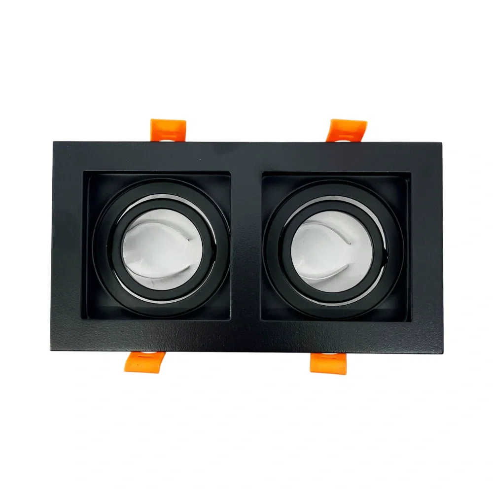 Cata Pars 2'li Kare Spot Siyah Kasa CT-5019 - 1