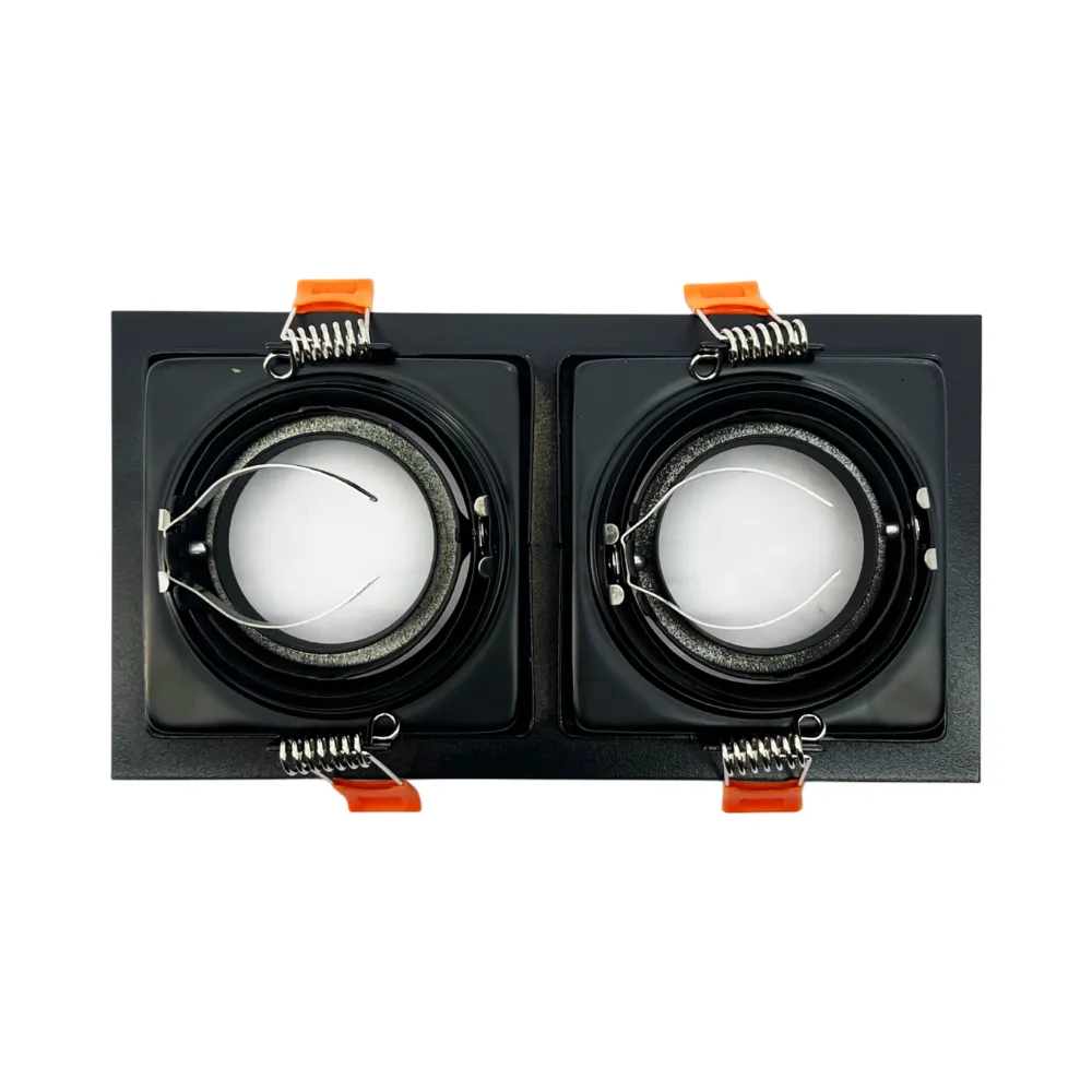 Cata Pars 2'li Kare Spot Siyah Kasa CT-5019 - 2