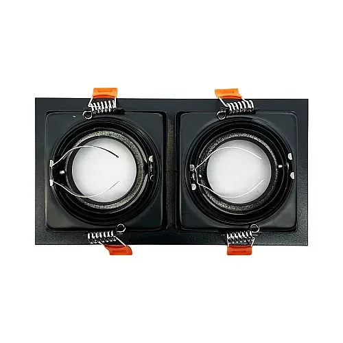 Cata Pars 2'li Kare Spot Siyah Kasa CT-5019 - 2