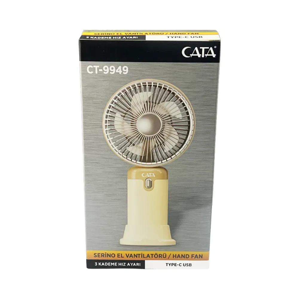 Cata Serino Şarjlı El Vantilatörü CT-9949 - 5