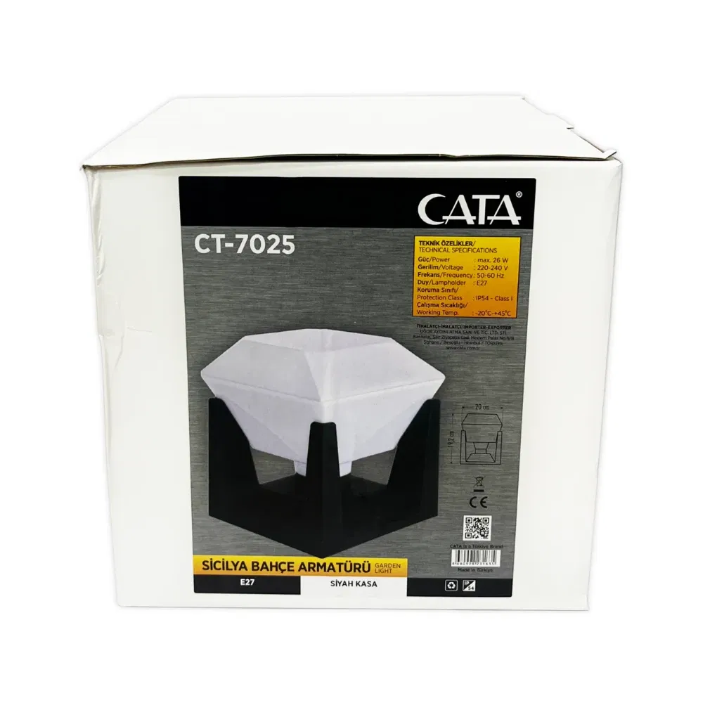 Cata Sicilya E27 Duylu Setüstü Armatür CT-7025 - 3