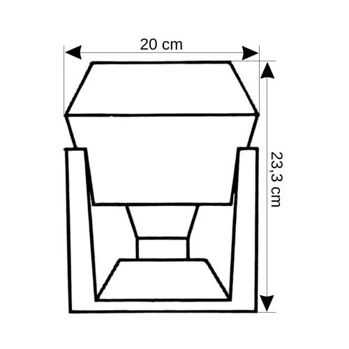 Cata Sicilya E27 Duylu Setüstü Armatür CT-7025 - 2