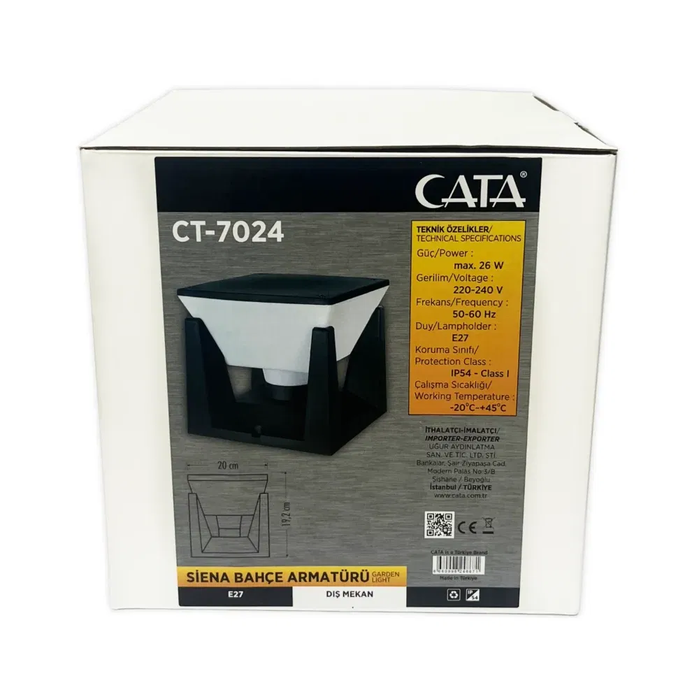 Cata Siena E27 Duy Setüstü Armatür CT-7024 - 3
