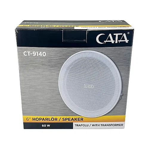 Cata Sıvaaltı 18cm Balastlı Hoparlör 60W CT-9140 - 4