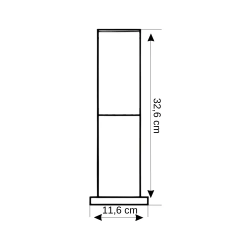 Cata Venedik 32,5 cm Bahçe Armatürü CT-7008 - 2