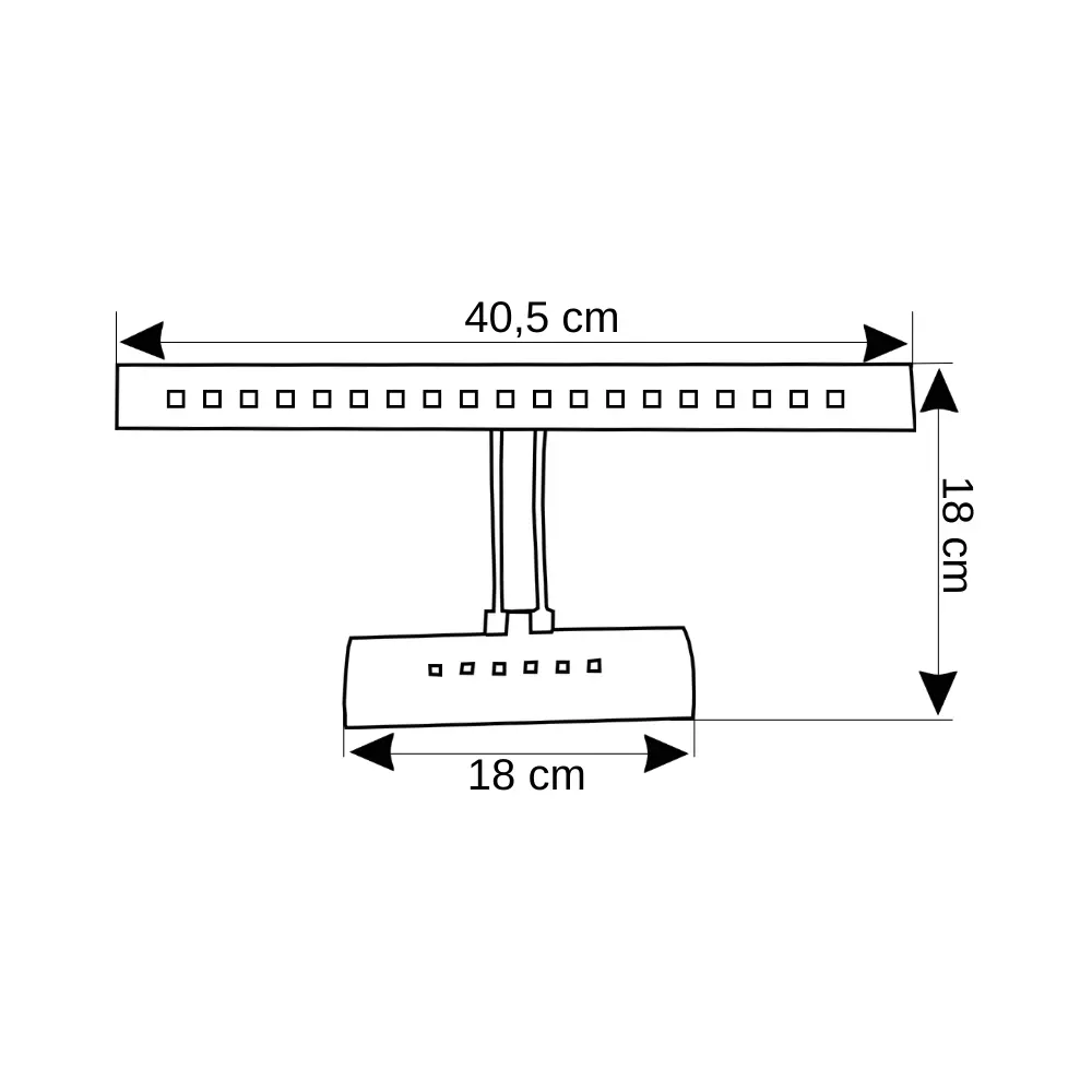 Catai 7W Ledli Krom Kasa Flüt Aplik 3000K (Günışığı)CT-5212G - 2